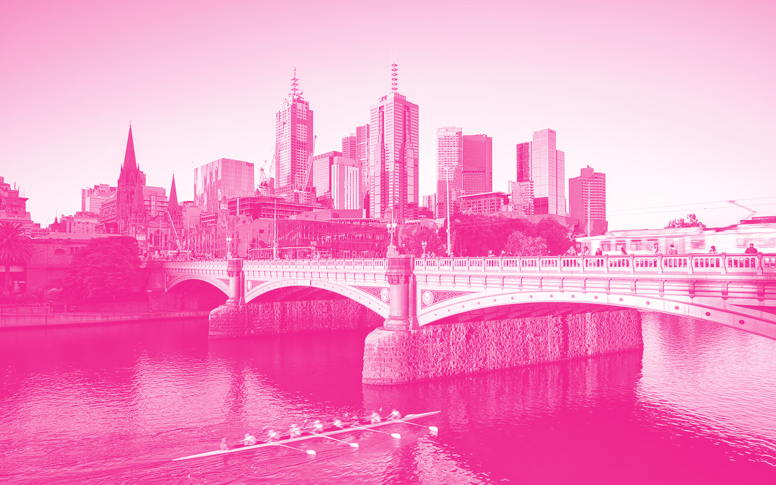 Melbourne City Skyline